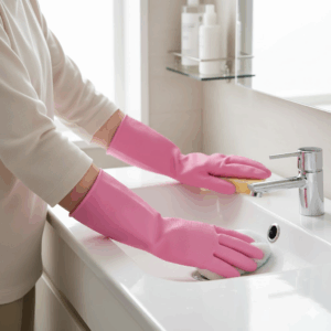 Găng tay đa năng cao su tự nhiên size M Nhật Bản 22 2 19