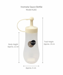 Alternative view of Bình đựng gia vị, nước sốt, nước tương Inomata màu trắng Hàng nội địa Nhật Bản