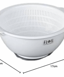 Alternative view of Bộ chậu rửa và rổ nhựa thoát nước 700ml màu trắng nội địa Nhật Bản - Nakaya