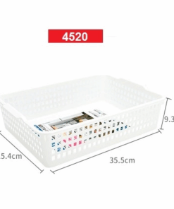 Alternative view of Khay Đựng Giấy A4 Có Tay Cầm Màu Trắng Nội Địa Nhật Bản