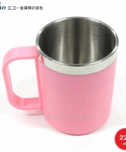 Cốc giữ nhiệt inox bọc nhựa Echo 220ml (Hồng|Tím|Xanh|)