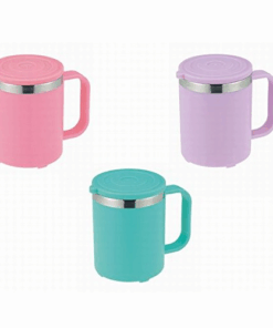 Alternative view of Cốc giữ nhiệt inox bọc nhựa Echo 220ml (Hồng|Tím|Xanh|)