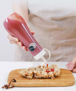 Bình đựng gia vị, nước sốt, nước tương 220ml màu nâu nội địa Nhật Bản – Giải pháp giữ bếp gọn gàng, tiện dụng 5 unnamed