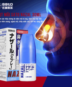 Alternative view of Giải pháp hỗ trợ làm thông mũi dịu nhẹ xoang mũi, ngạt mũi từ Nhật Bản