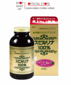 Tảo xoắn Spirulina Japan Algae Nhật Bản 2200 viên (Tem đỏ) : Bí quyết sống khỏe từ thiên nhiên