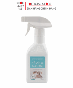 Xịt khử mùi làm thơm và dưỡng lông chó mèo thú cưng chai 300ml nội địa Nhật Bản - Nakaya