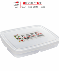 Hộp nhựa Nakaya đựng thực phẩm chia 4 ngăn 710ml
