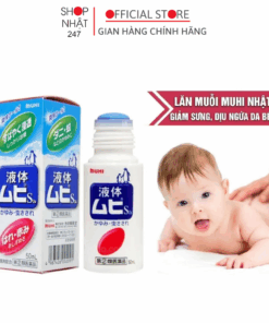 Bôi muỗi dạng lăn Muhi 50ml ngăn ngừa muỗi đốt và côn trùng cắn giảm sưng , ngứa