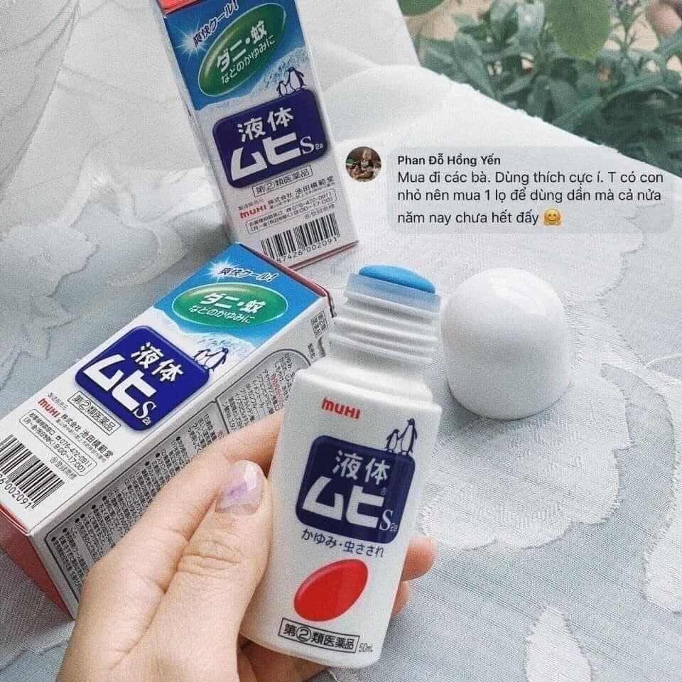 Bôi muỗi dạng lăn Muhi 50ml ngăn ngừa muỗi đốt và côn trùng cắn giảm sưng , ngứa 6 Bôi muỗi dạng lăn Muhi 50ml ngăn ngừa muỗi đốt và côn trùng cắn giảm sưng , ngứa - Ảnh 6