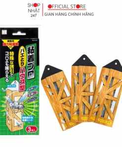 Hộp 3 miếng bẫy bắt ruồi treo tường nội địa Nhật Bản - Nakaya