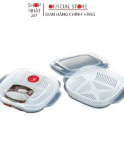 Hộp hâm nóng đồ ăn trong lò vi sóng nội địa Nhật Bản - Nakaya