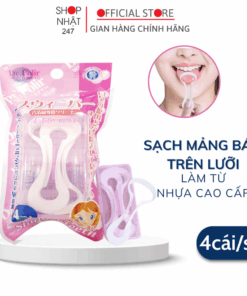 Set 4 dụng cụ nạo lưỡi 2 đầu Tagami kháng khuẩn nội địa Nhật Bản