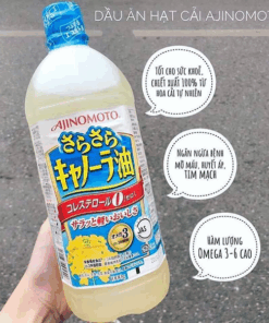 Alternative view of Dầu Ăn Hoa Cải AJINOMOTO JOYL さらさら® キャノーラ油 1L  - Bổ Sung Omega 3 & 6 (date mới)