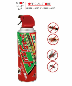 Chai xịt diệt gián, diệt côn trùng không mùi  Nhật Bản - EARTH JET 450ml