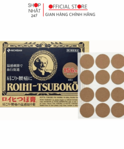 Miếng dán làm ấm hỗ trợ giảm mỏi vai lưng Nhật Bản ROIHI-TSUBOKO™ (Warm Type, 156 miếng)