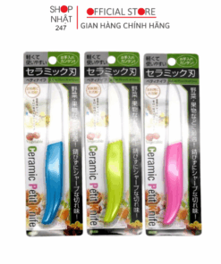 Dao gọt ceramic 17.5cm Seiwa Pro (SKU 4982790392304) – Nhẹ tay, không rỉ, giúp cắt rau củ & trái cây gọn gàng