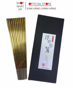 Bộ 5 Đôi Đũa Inox Màu Vàng Chính Hãng Nội Địa Nhật Bản