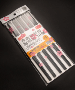 Alternative view of [10 đôi] Đũa Kháng Khuẩn Shikisai Nhật Bản Mẫu Hoa Cúc: Nâng Tầm Bữa Cơm Việt Chuẩn Nhật