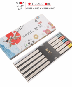 Bộ 5 đôi đũa Kháng Khuẩn Shikisai Nhật Bản – Hỗ Trợ Bữa Ăn An Toàn Và Tiện Lợi Cho Gia Đình