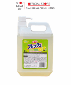 Nước rửa chén bát WAI Rookie-V hương chanh 2L có vòi nhấn nội địa Nhật Bản - Kokubo