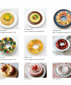 Alternative view of Khuôn làm thạch , làm bánh , khuôn dã đông hình tròn nhựa dẻo