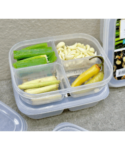 Alternative view of Hộp nhựa đựng thực phẩm chia 4 ngăn 520ml Nakaya