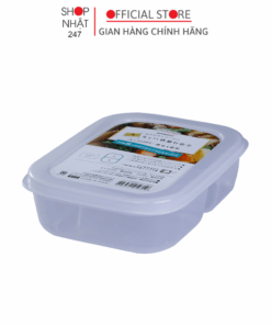 Hộp nhựa đựng thực phẩm Nakaya 2 ngăn 680ml: Lựa chọn thông minh cho bữa ăn tiện lợi và an toàn
