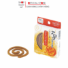 Hộp 4 nhang đuổi muỗi hương bưởi Aroma, hương đuổi muỗi và côn trùng kèm đế cắm nhang Nhật Bản - Kokubo