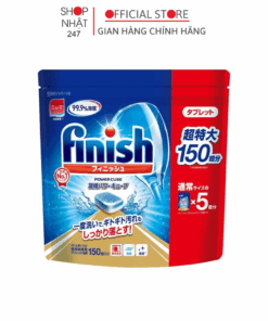 Viên rửa chén bát Finish Power Cube túi 150 viên Nội địa Nhật Bản - Kokubo