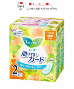 Set 2 gói băng vệ sinh Laurier ngày không cánh(2x 28 miếng) Nội địa Nhật Bản
