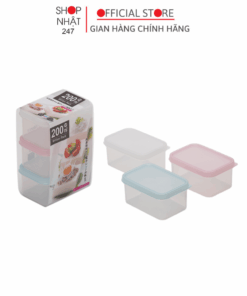Set 3 hộp thực phẩm Million Pack Mini 200ml Nội địa Nhật Bản