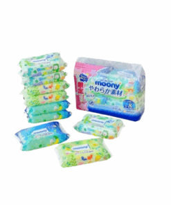 Alternative view of Đánh giá Khăn Ướt Moony 76 tờ Nhật Bản – Có thật sự dịu nhẹ không mùi?