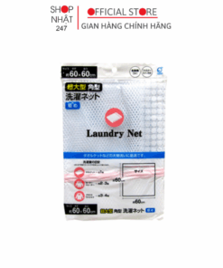 Túi giặt quần áo cỡ lớn vuông 60cm x 60cm chất liệu polyester nội địa Nhật Bản