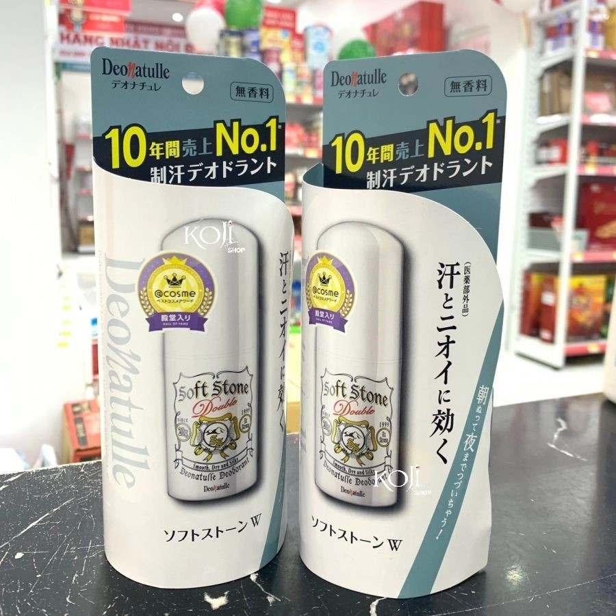 Lăn Nách Khử Mùi Đá Khoáng Softstone Double Deonatulle 20g 5 Lăn Nách Khử Mùi Đá Khoáng Softstone Double Deonatulle 20g - Ảnh 5