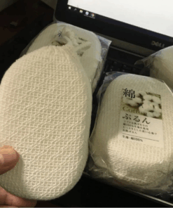 Alternative view of Bông tắm tạo bọt sợi cotton và lụa tơ tằm Seiwa Pro