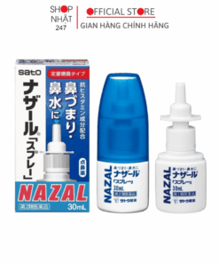 Giải pháp hỗ trợ làm thông mũi dịu nhẹ xoang mũi, ngạt mũi từ Nhật Bản