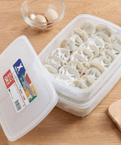 Alternative view of Hộp nhựa dẹt nắp dẻo Nakaya 1L – Giải pháp bảo quản thực phẩm tiện lợi từ Nhật Bản