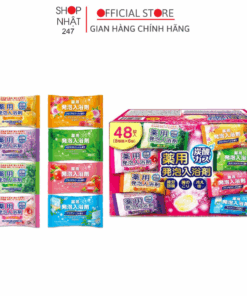 Hộp 48 Viên Sủi Bồn Tắm Dược Liệu Nhật Bản Lion Chemical – Hỗ Trợ Thư Giãn Và Phục Hồi Hàng Ngày