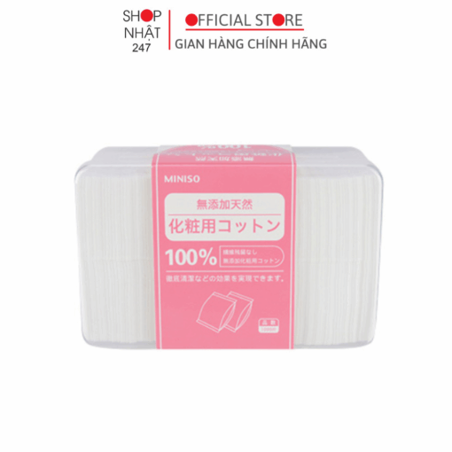 Bông Tẩy Trang Cotton Miniso 1000 Miếng