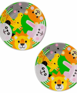 Alternative view of Set 6 đĩa giấy loại cứng hình thú ngộ nghĩnh