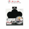Miếng lót bếp từ cao cấp hình hoa 24cm (màu đen)