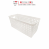 Rổ nhựa đựng đồ đa năng Inomata size 13.3 x 29.5 x 12.3Hcm (màu trắng) Nội địa Nhật Bản