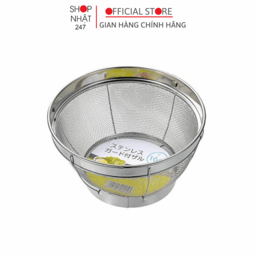 Rổ inox đựng hoa quả 16cm Nội địa Nhật Bản