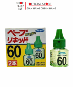 Tinh dầu đuổi muỗi thay thế 60 ngày Nhật Bản Set 2 lọ dung dịch đuổi muỗi 45ml x 2