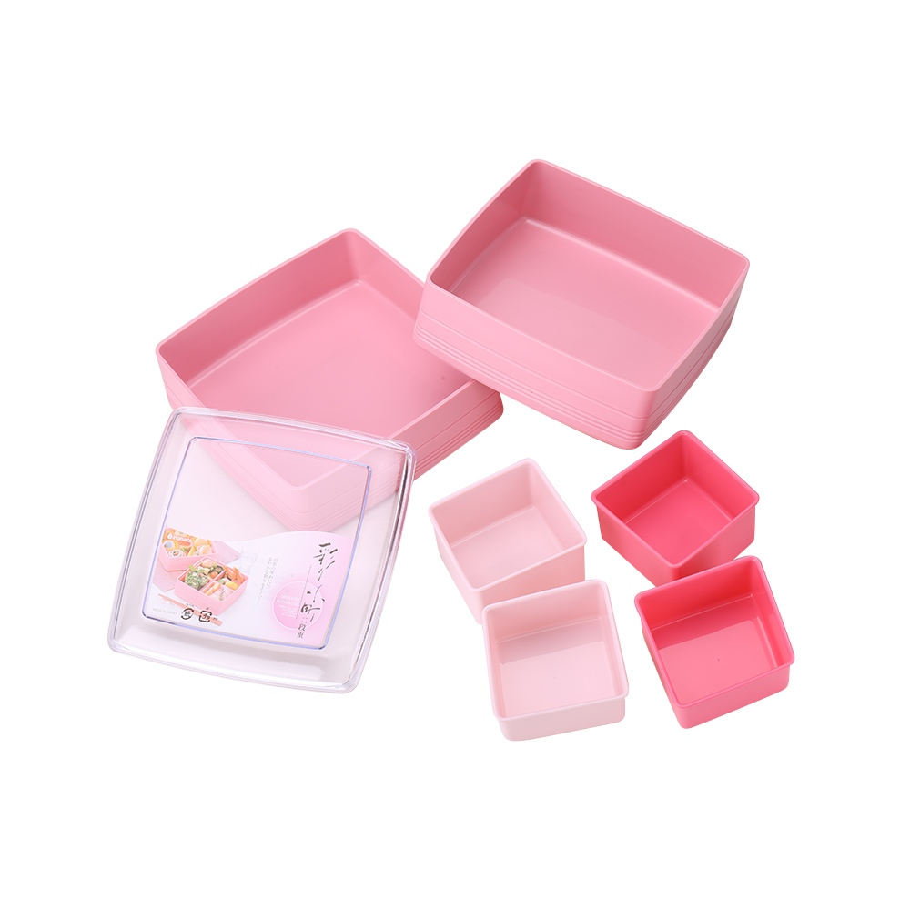 Hộp hai tầng chia ngăn Nhật Bản 1078 2 Hộp hai tầng chia ngăn Nhật Bản 1078 - Ảnh 2