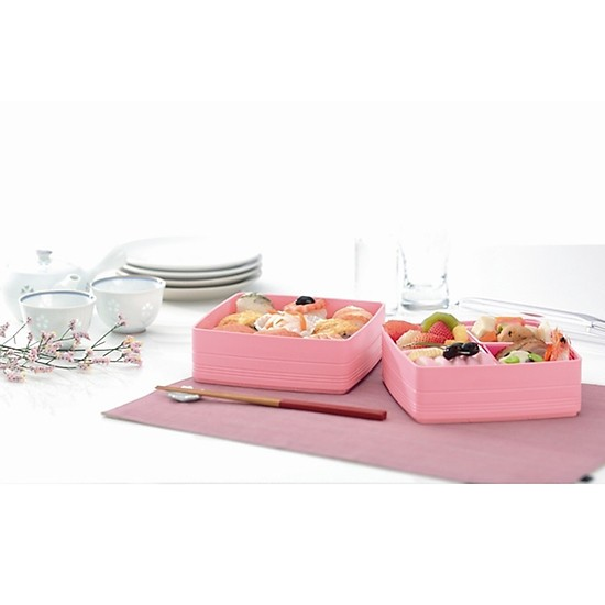 Hộp hai tầng chia ngăn Nhật Bản 1078 5 Hộp hai tầng chia ngăn Nhật Bản 1078 - Ảnh 5
