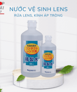 Nước Tinh Khiết Rửa Kính Áp Tròng, Kính Cận, Kính Mát Cao Cấp Kenei Pharmaceutical 500ml Nhật Bản