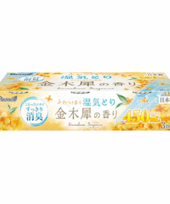 Bộ 3 Hộp Hút Ẩm Hakugen Hương Hoa Kim Mộc Tê (450mL x 3 hộp) Nhật Bản: Giải Pháp Thoáng Khí, Thơm Mát Cho Ngôi Nhà