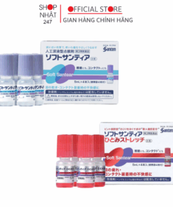 [Nước Mắt Nhân Tạo Soft Santear Nhật Bản] - Hỗ Trợ Giảm Khô Mắt, Mỏi Mắt Chuẩn Nhật Bản