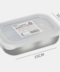 ECHO Hộp đựng thức ăn inox nắp dẻo Nhật Bản